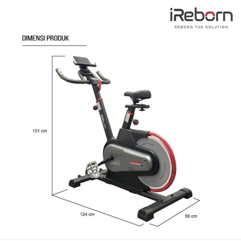 Sepeda Statis iReborn NEW IPEDRO Spin Bike - ORIGINAL IREBORN | ALAT FITNESS