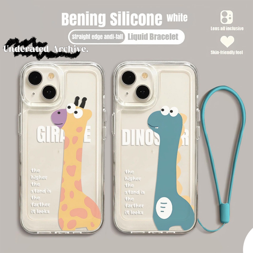 CASE DINO DAN JERAPAH FOR  OPPO A3 PRO A60 A54 A55 A57 2020 A5S A52 A53 A15 A33  A31 A17K A16 A78 A7