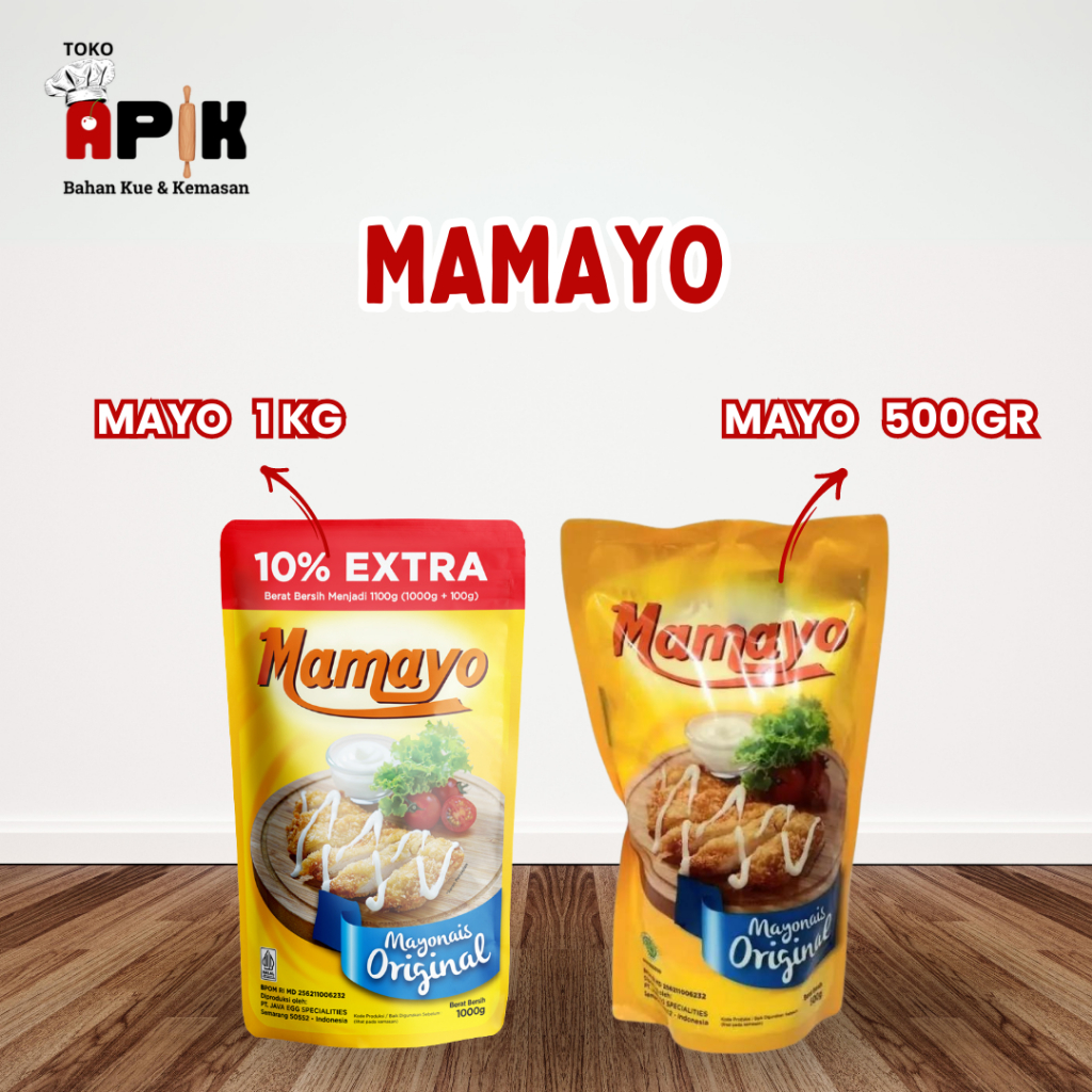 

GT MAMAYO ORI 1000 GR PACK / MAMAYO ORIGINAL 24 x 500 GR PACK