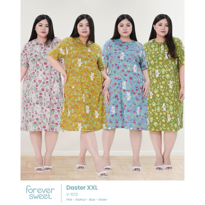 Forever Sweet Dress Midi Size Jumbo XXL Forever Sweet Daster Midi Jumbo XXL Dress Aeera Forever Swee