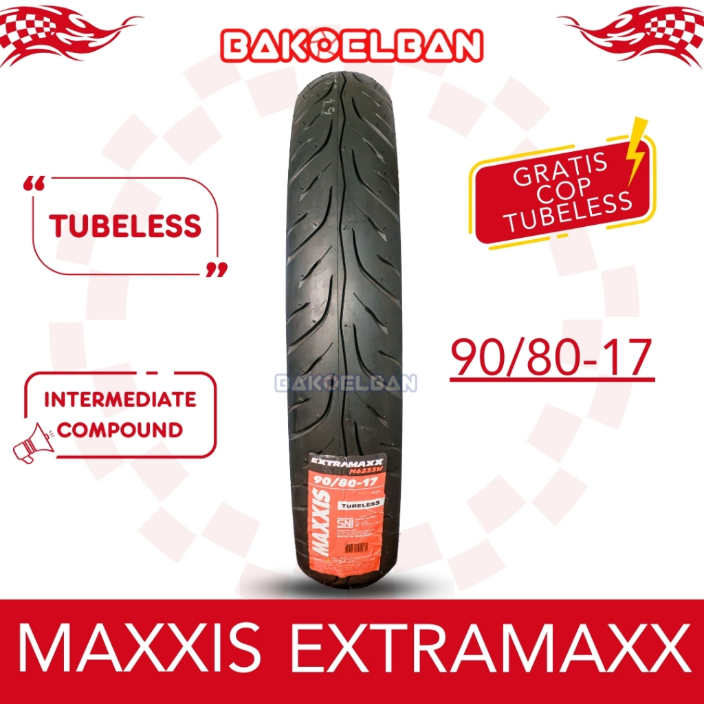 BAN MOTOR MAXXIS EXTRAMAXX 90/80-17