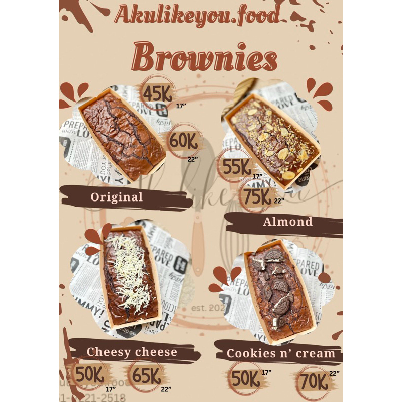 

brownies akulikeyou