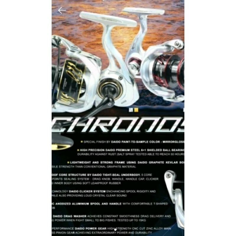 reel daido chronos 2000 power handle