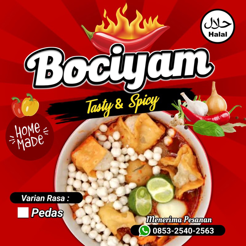 

Bociyam boci isi ayam suwir