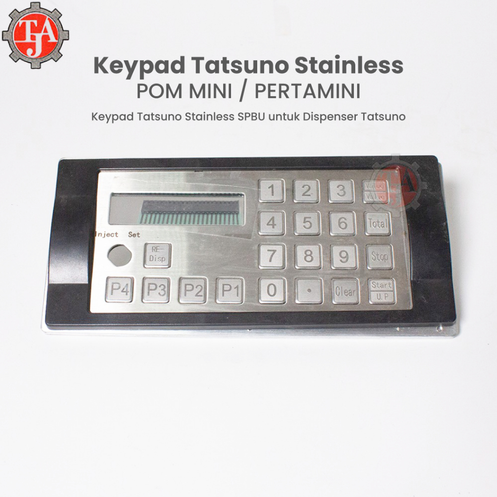 Keypad Dispenser Tatsuno Stainless Pom Mini Pertamini SPBU