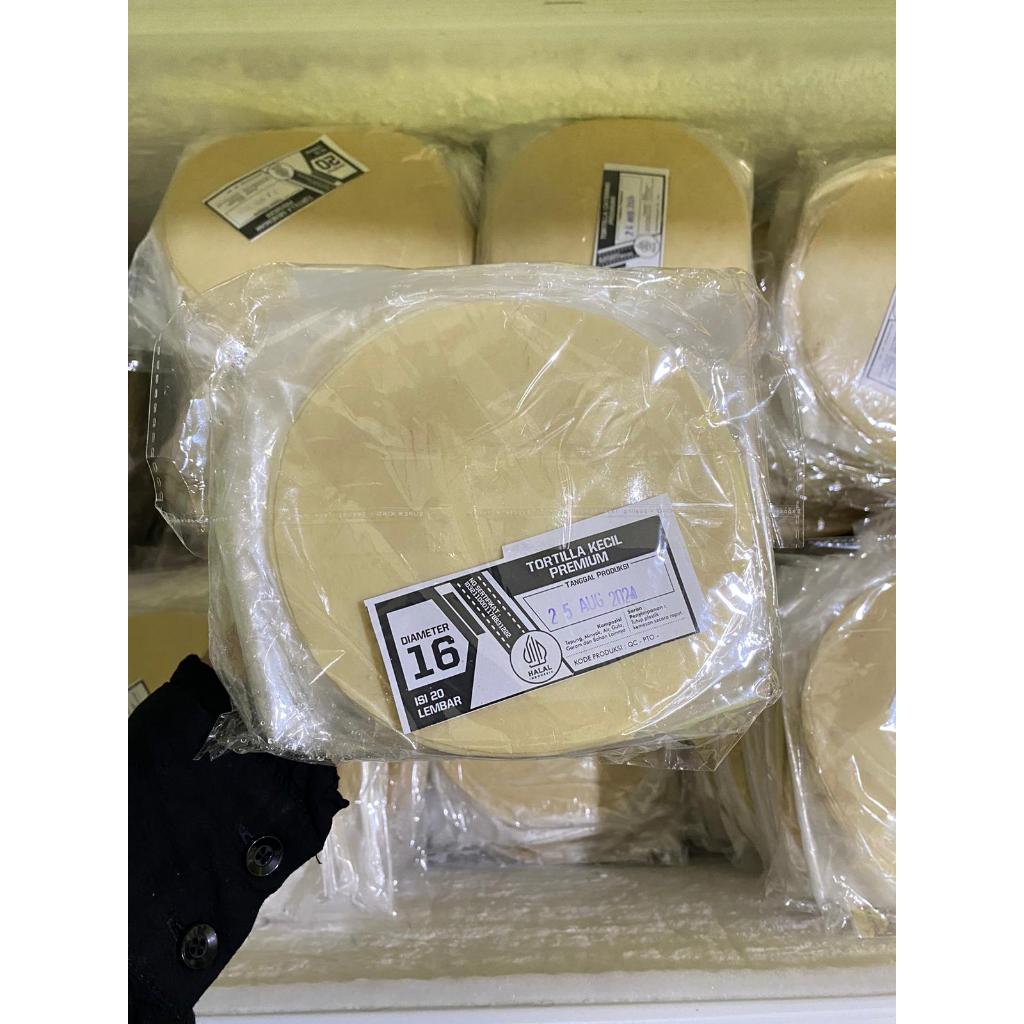 

Kulit Kebab/Tortilla ukuran 16cm isi 20pcs