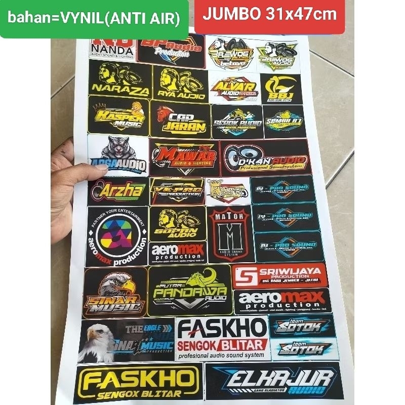

STIKER SOUND | STIKER AUDIO | STIKER SOUNDSYSTEM | STIKER PACK | STIKER 1 LEMBAR | STIKER VYNIL | STIKER ANTI AIR