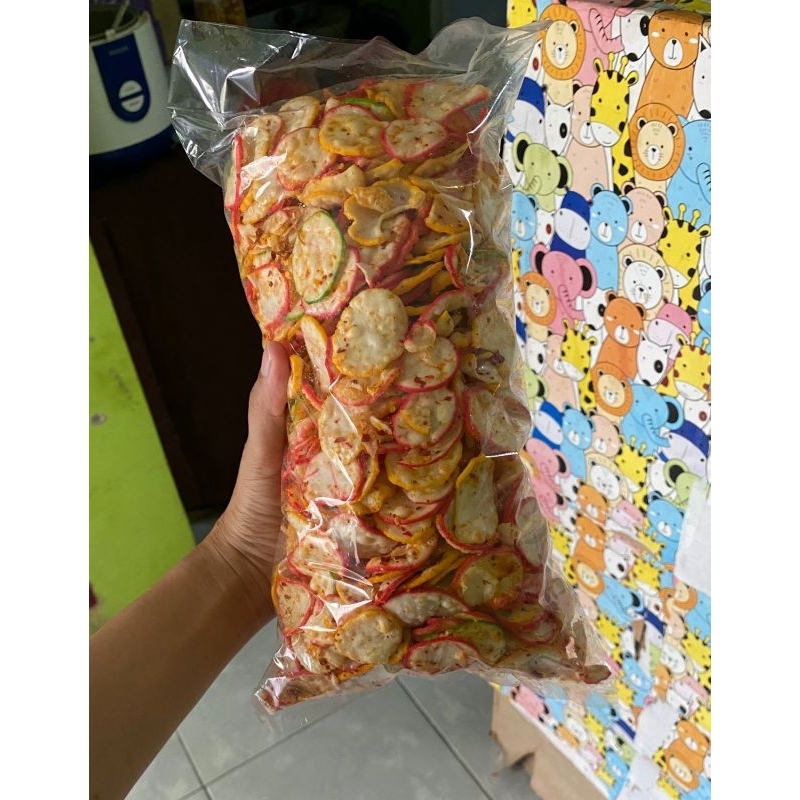 

seblak instan kerupuk rasa pedas kencur netto 500gr