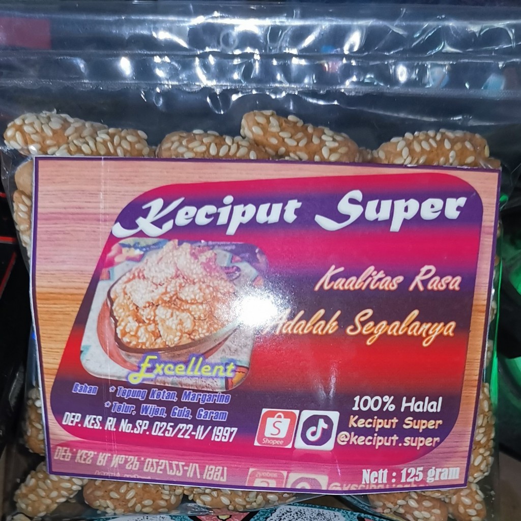 

Keciput Super-Manis Gurih + Renyah -- Nett 125 gram