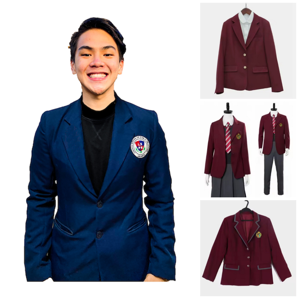 Custom jas almamater jas SD SMP SANTRI UNIVERSITAS Free Logo dan Nama Sekolah Bisa Satuan