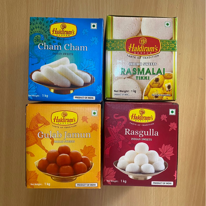 

Gulab Jamun / Rasgulla / Rasmalai / Cham Cham (1 Kg) (Haldiram’s)