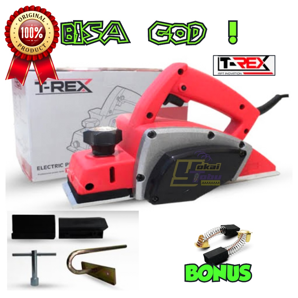 MODEL MAKITA Planner / Mesin Ketam Serut Kayu T-REX MERAH /Mesin Serut Kayu Ketam Pasah Planer Plann