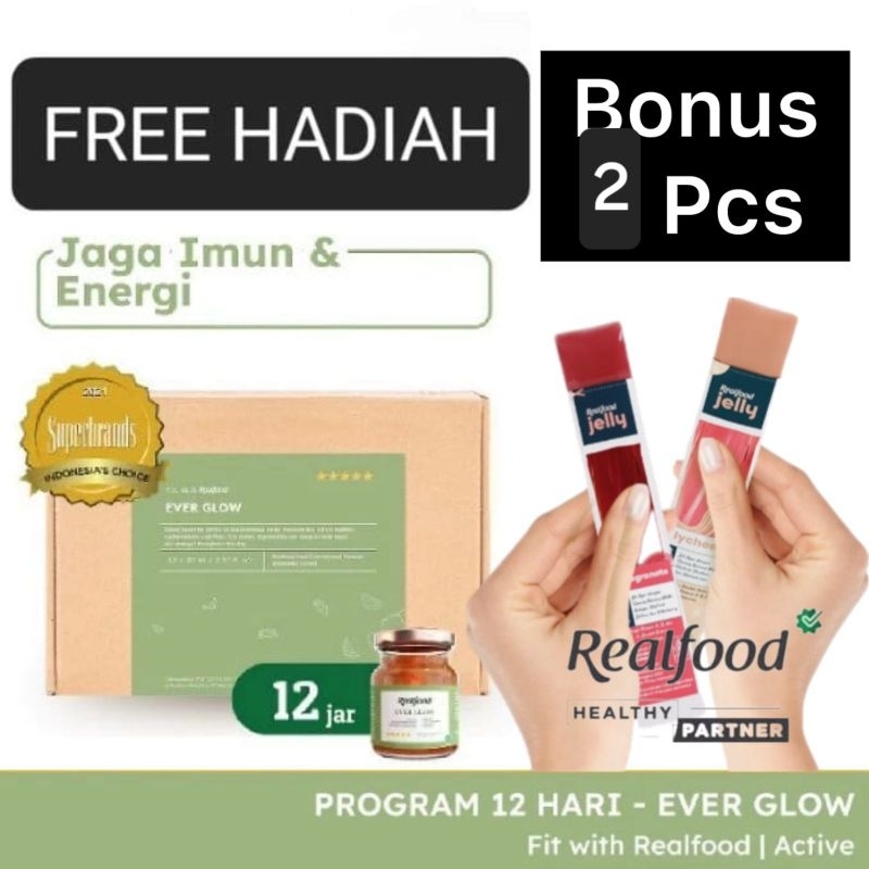 

Realfood Ever Glow 12 jar Sarang Burung Walet