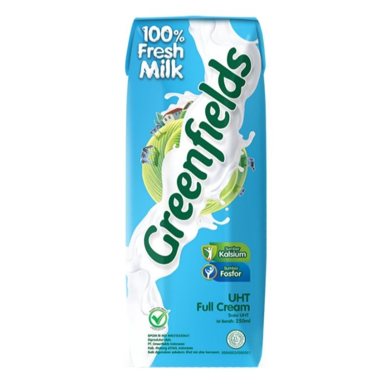 

Greenfields Susu UHT Full Cream 250 ml