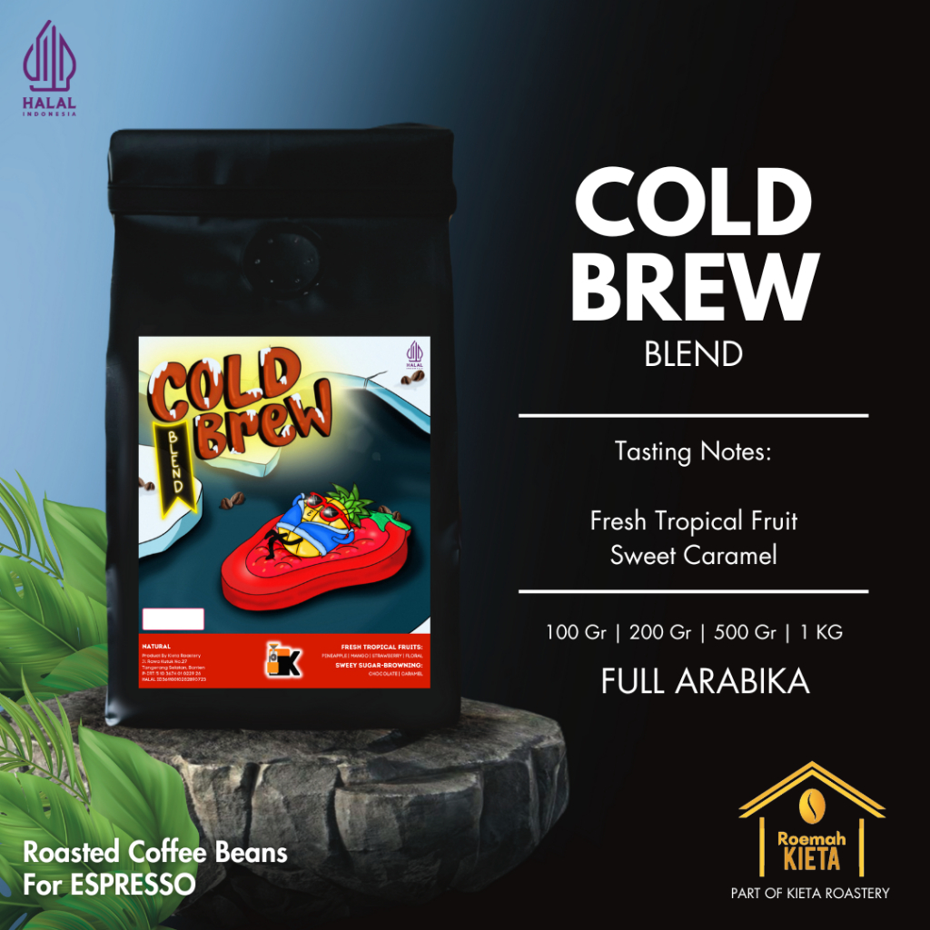 

Roemah Kieta - Biji Kopi Arabika Cold Brew Blend | Bubuk Roasted Coffee Beans