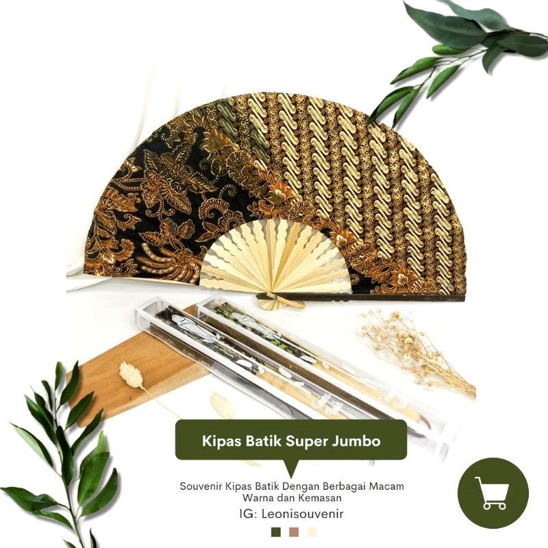 Kipas batik super jumbo 30cm /  27cm / 21cm / kipas spanyol