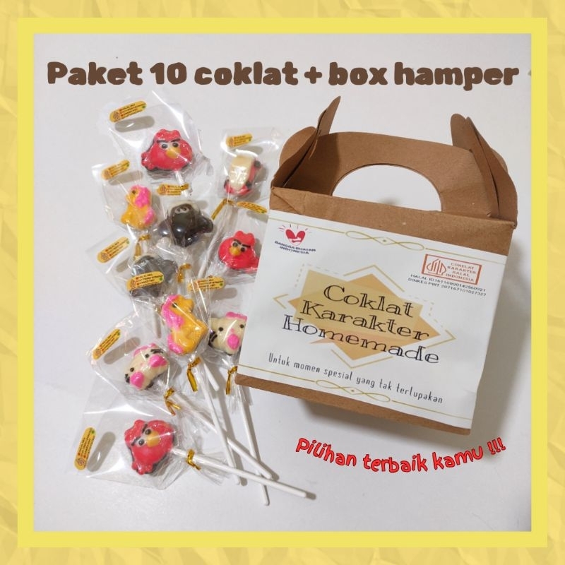 

Coklat karakter stik Premium, HALAL MUI,DINKES lolipop kartun praline loly loli Bagabaga