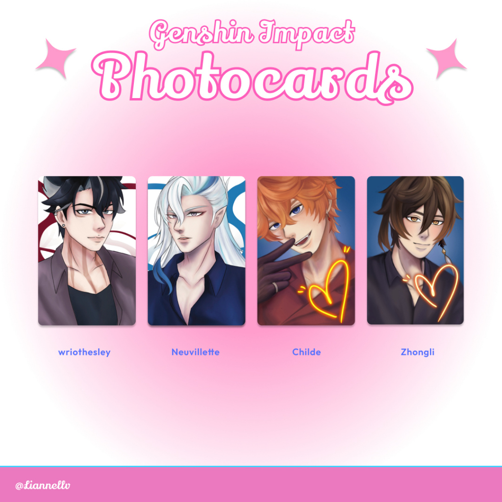 Genshin Impact Photocard by liannellv