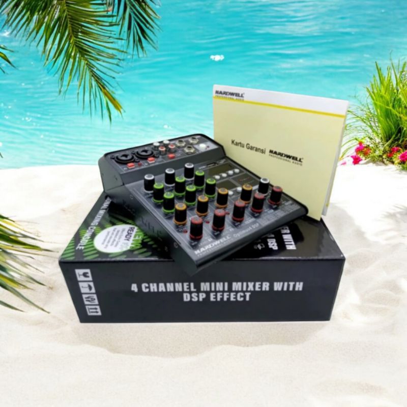 MIXER Original HARDWELL OPTIMUS 4 Audio Mixer 4 channel