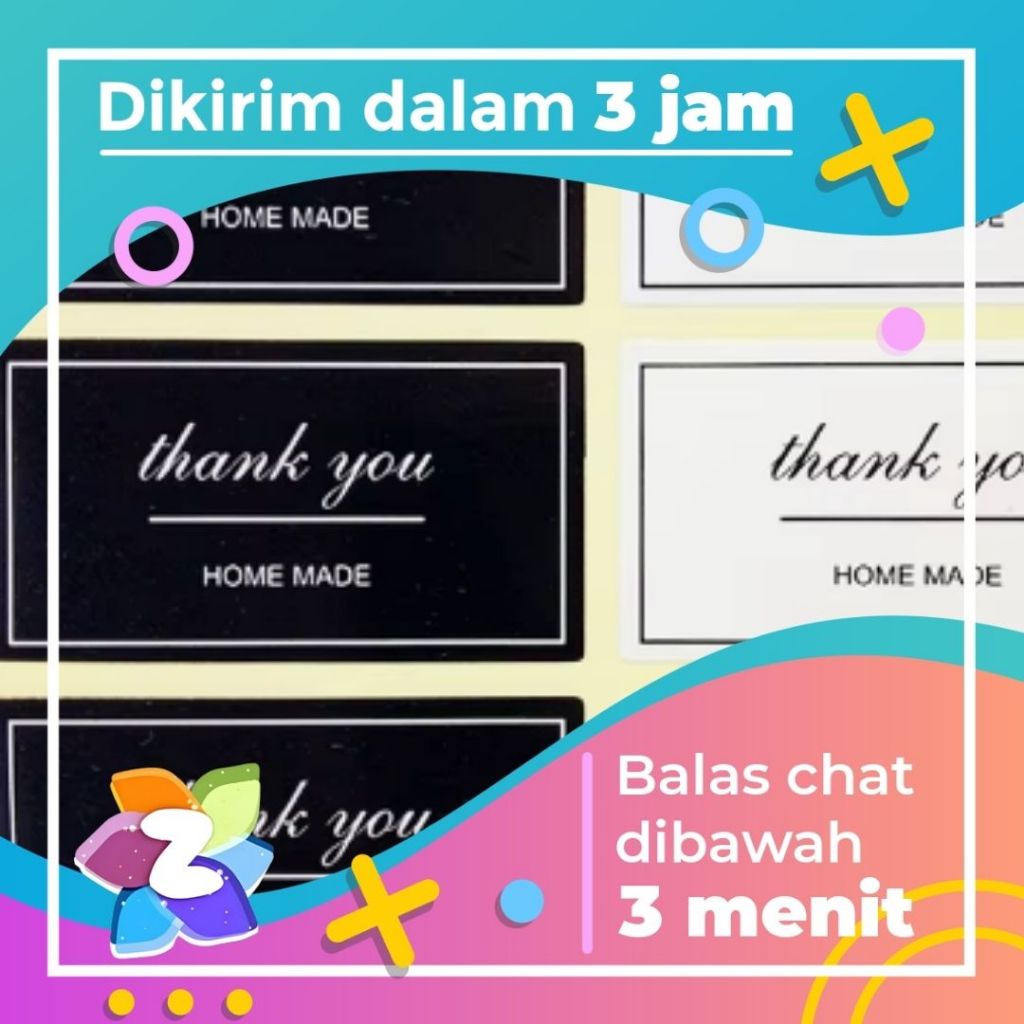 

SPC 1 8-15 Cetak Stiker Logo Custom Sticker Label Olshop