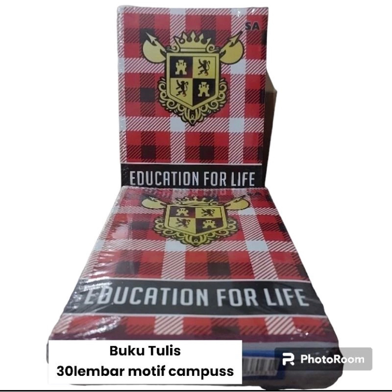 

Buku Tulis Pendek 30 Lembar SA size pendek/kuarto (1pak:10pcs)