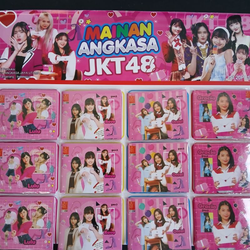 

dompet jkt48 1 pcs 10x8cm bahan kardus + 1pcs stiker