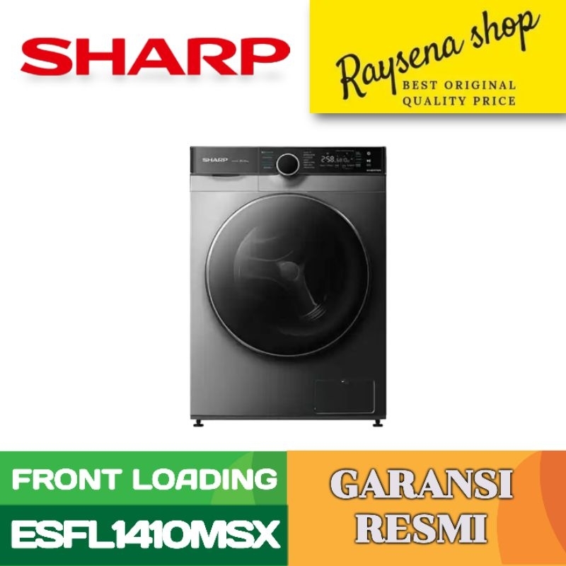 SHARP MESIN CUCI FRONT LOADING WASHER 10 Kg ESFL1410MSX