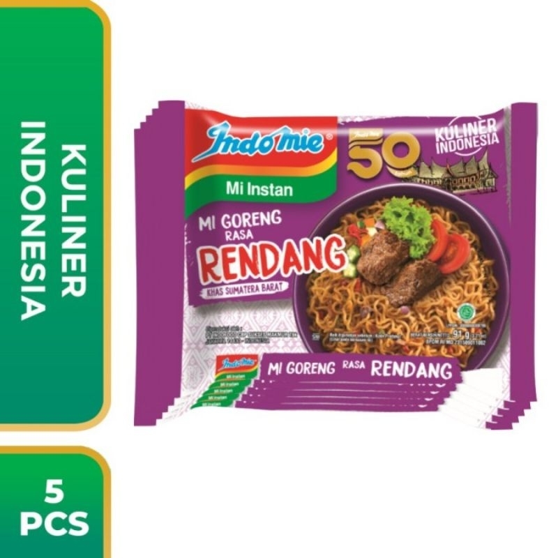 

INDOMIE Mi Goreng Rendang 5 pcs