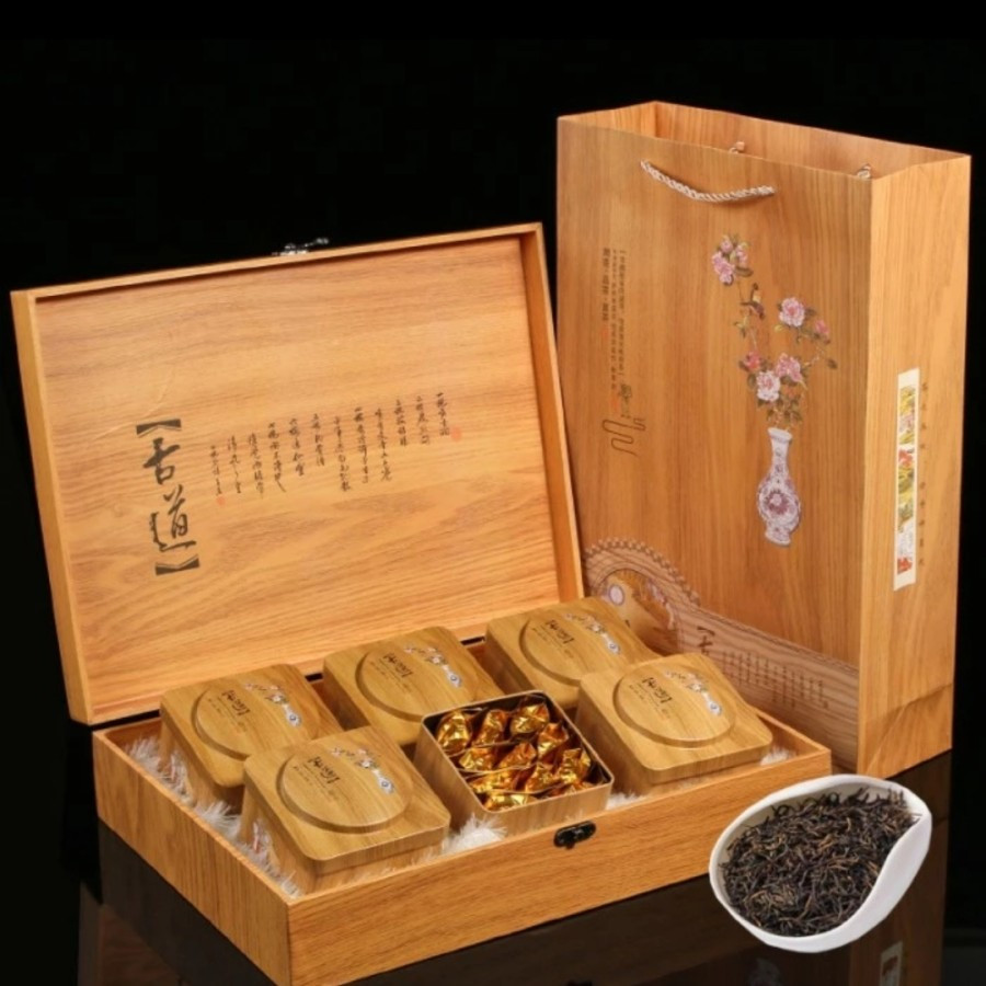 

Chines Tea Gift Box Premium 6 Box 500gr Hampers/Kado/Hadiah