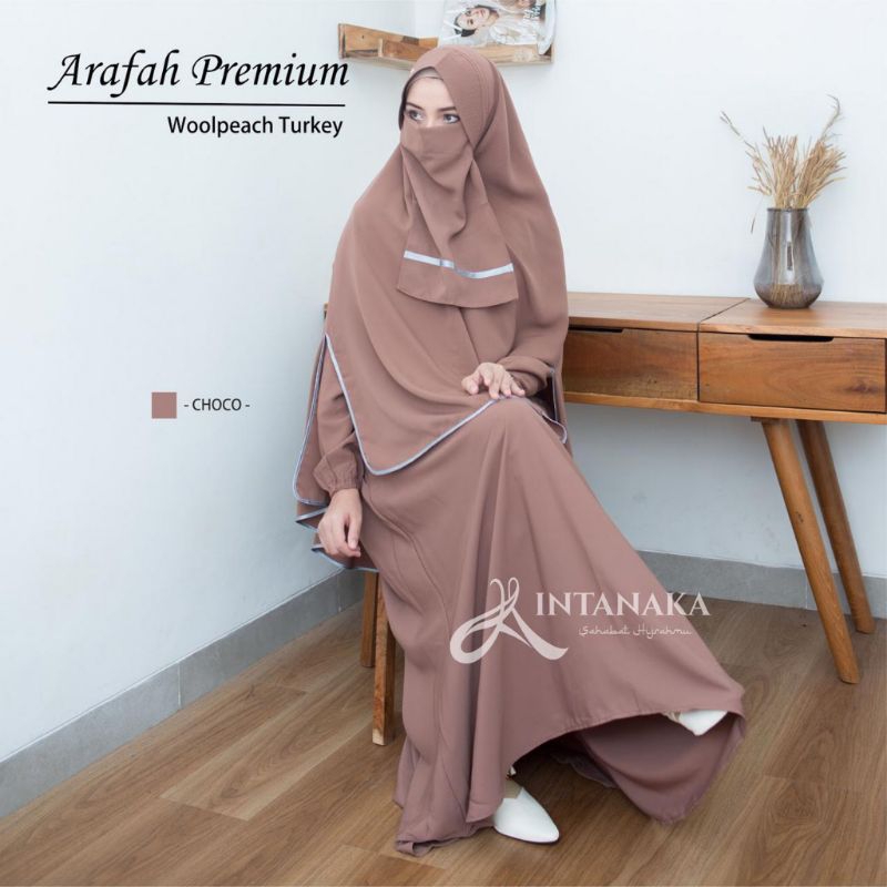 Gamis Syari polos Set Jilbab Plus Cadar Fatma Syari Gamis Syari Set Gamis Wolfis Busui