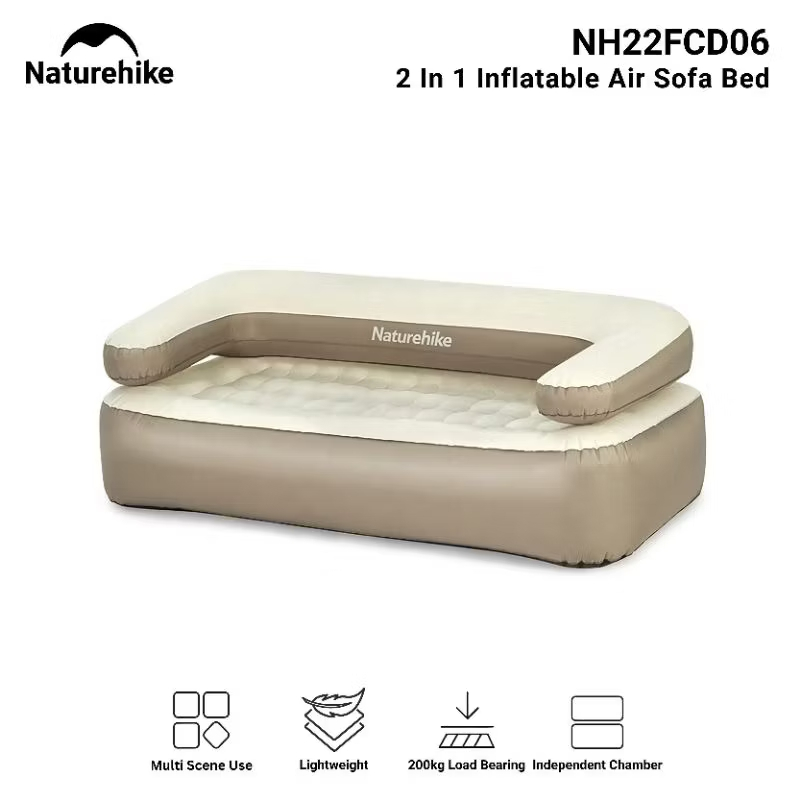 SOFA BED ANGIN INFLATABLE NATUREHIKE NH22FCD06 AIR BED PORTABLE TPU OUTDOOR CHAIR PIKNIK GLAMPING CA