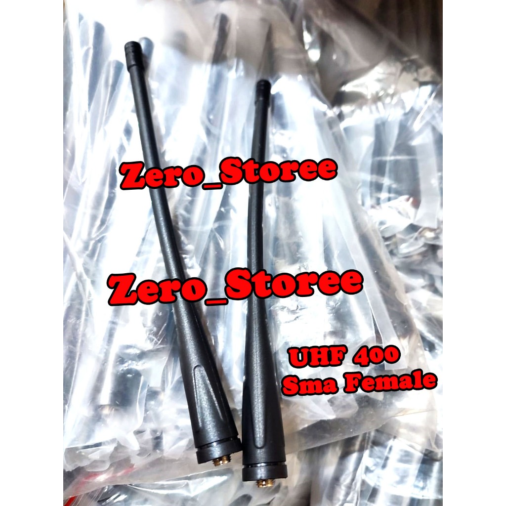 Antena HT Weierwei Werwei UHF 400 UHF400 U400 Antenna HT UHF Antena Sma Female Sma Cewek Cewe 3288 U