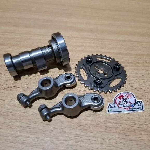 PAKET BORE UP NOKEN AS GRAND RACING LIFT 6,8 MM/CAMSHAFT PLATUK KLEP RRA GIGI SINTRIK/GEAR SENTRIK G