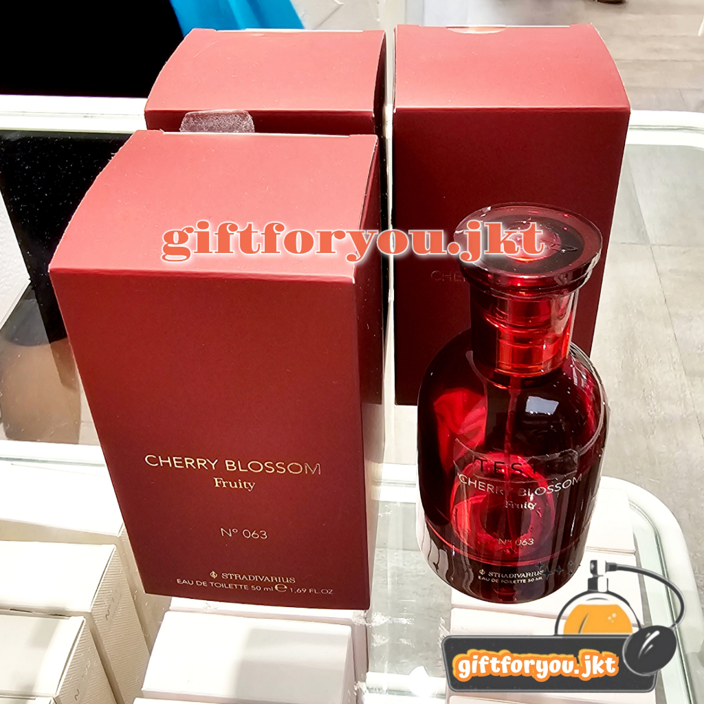 Parfum Stradivarius N063 Cherry Blossom / N119 Rose Vanilla 50 ml Parfume EDT Wanita Parfume Origina