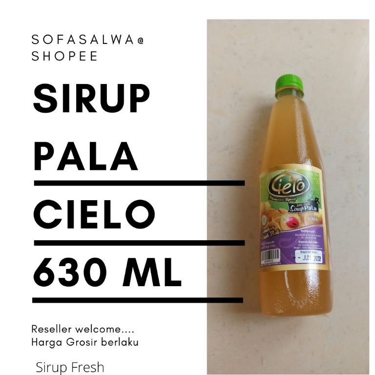 

Langsung pesan Sirup Pala Cielo 63ml Free Packing