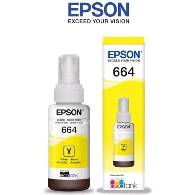 Tinta Epson 664 Original For Ink Printer Epson L1300, L1455