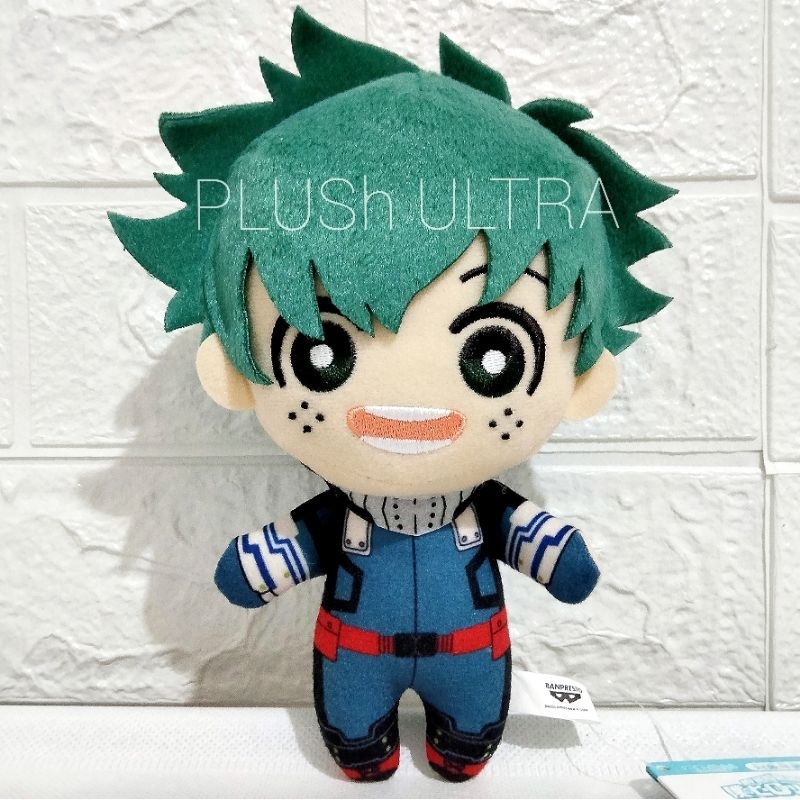 Tomonui Midoriya Izuku Deku My Hero Academia MHA/BNHA Anime Plush Keychain Gantungan Kunci Boneka in