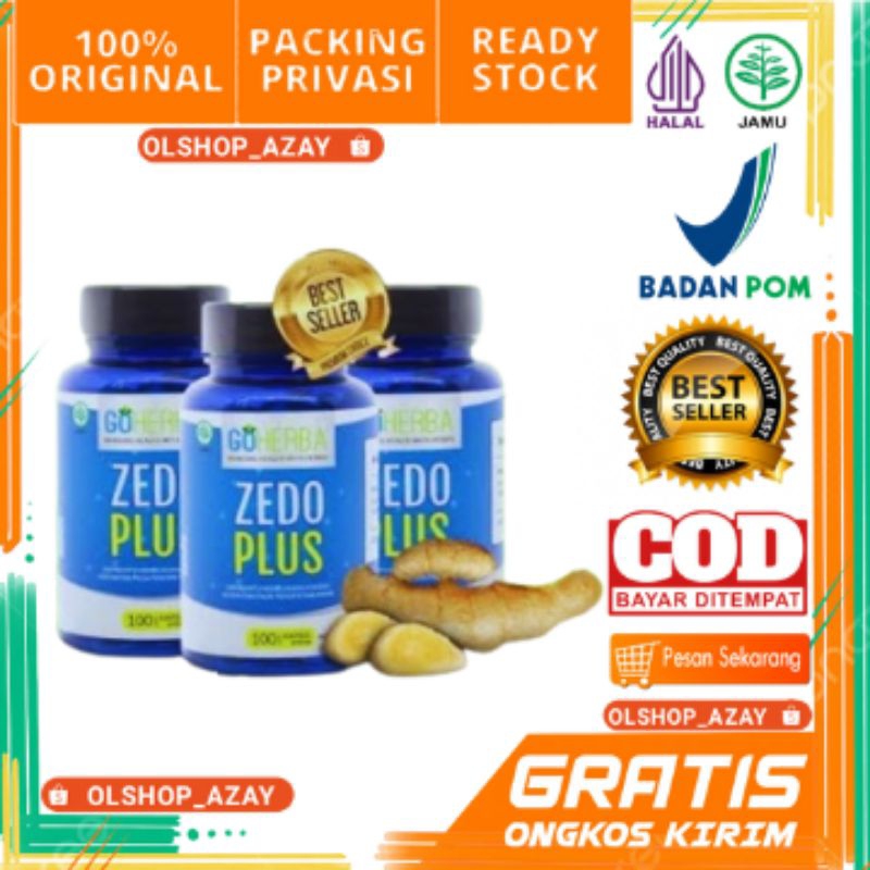 GOHERBA ZEDO PLUS-OBAT HERBAL SEHAT CEGAH KANKER DAN MIOM ORIGINAL ASLI100%