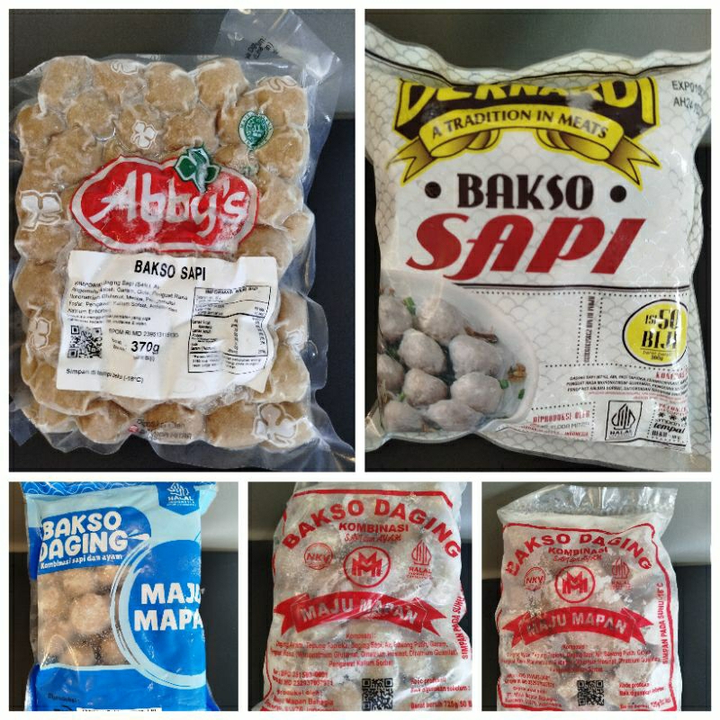 

BAKSO Sapi - Kombinasi / Bernardi / Abby's / Maju Mapan