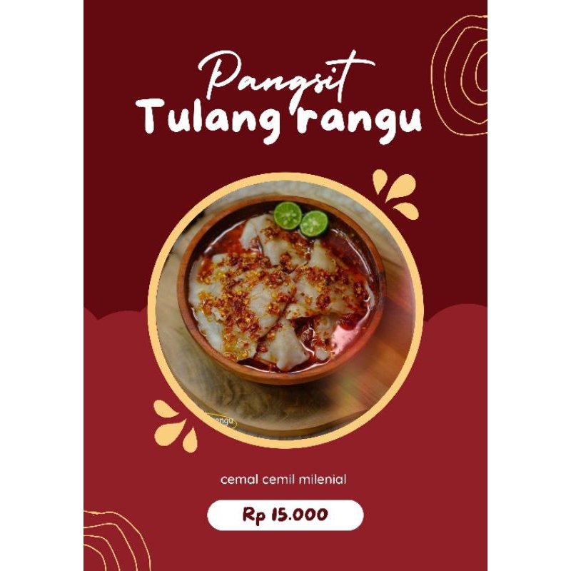 

PANGSIT TULANG RANGU CHILI OIL (Kuah)