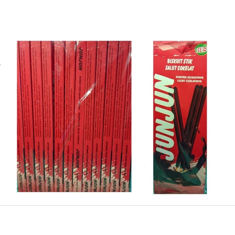 

JUNJUN Biskuit Stik Coklat isi 12pack