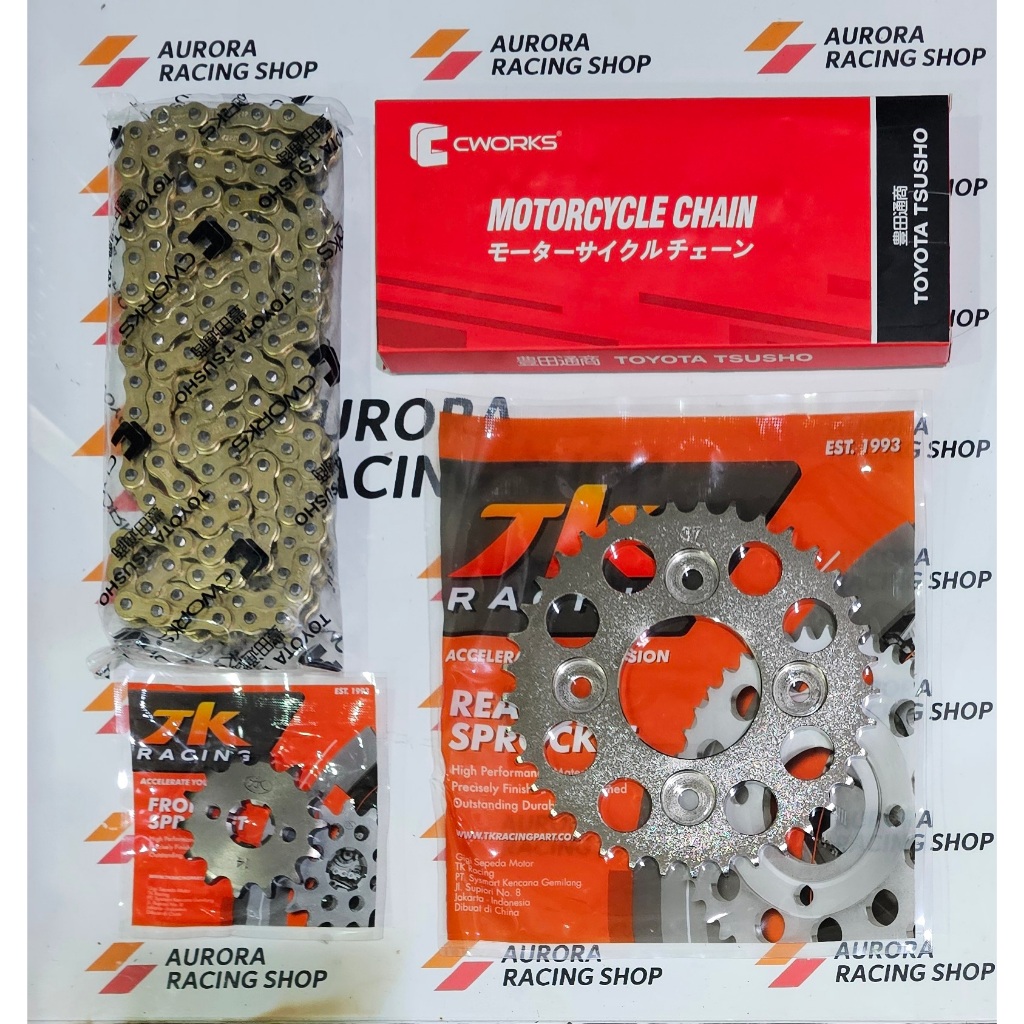 GEAR SET TK 428 SUPRA X 125 - SUPRA X 125 HELM IN - BLADE - REVO - SUPRA FIT NEW - KHARISMA & RANTAI