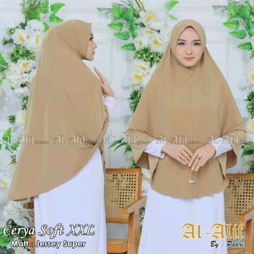 KERUDUNG INSTAN AL-ALIF JERSEY XXL PET SOFT TIPIS MALAY HIJAB LANGSUNG
