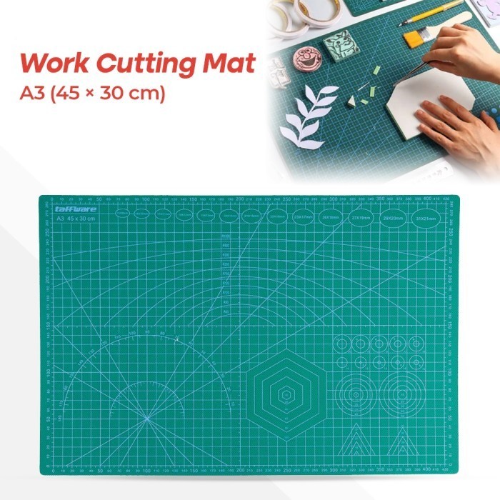 

Cutting Mat A3 (45 x 30 cm) / Alas Potong Kertas Cutting Pad Board A3 (45 x 30 cm)