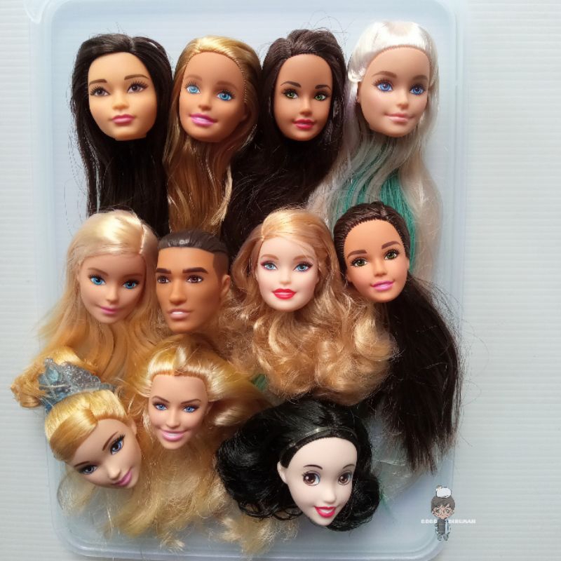 kepala boneka barbie ori 3