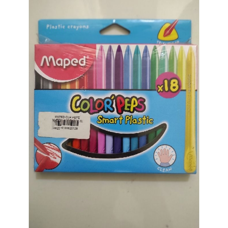

Maped 18 Color'peps Smart Plastic - Maped Crayon 18 Warna