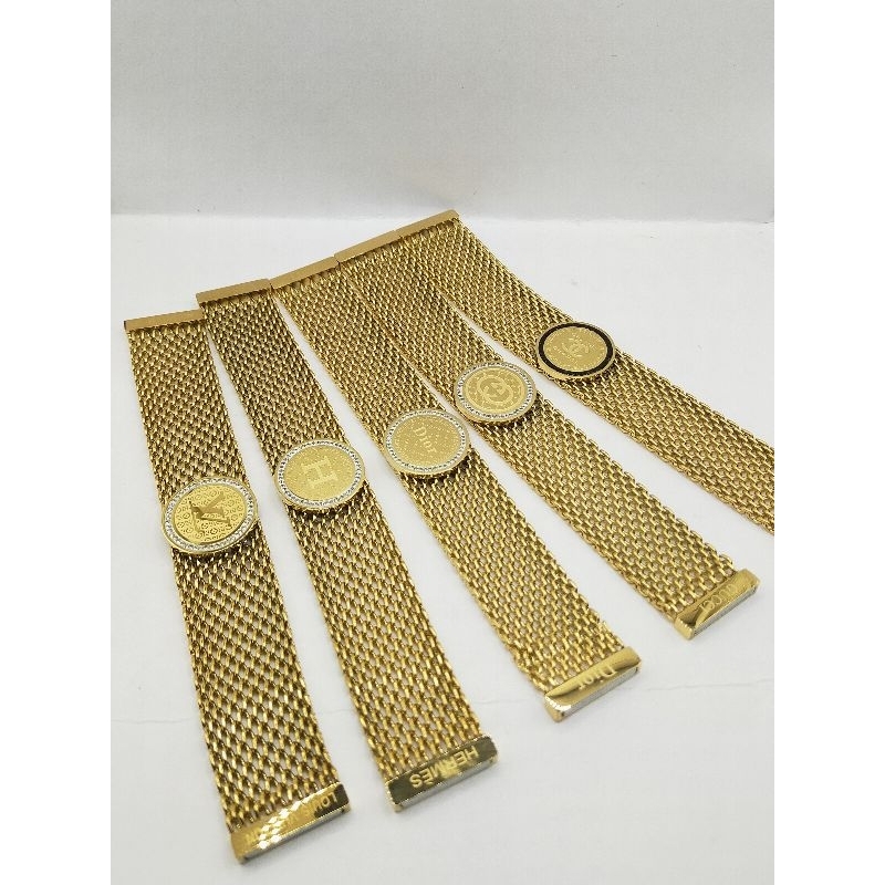 Gelang model rantai jam magnet titanium