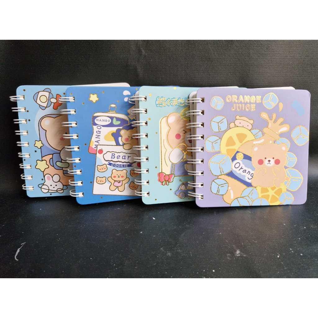 

Notebook Spiral Kotak BEAR HMX-126 Hard Cover Fancy Karakter / Buku Catatan Spiral