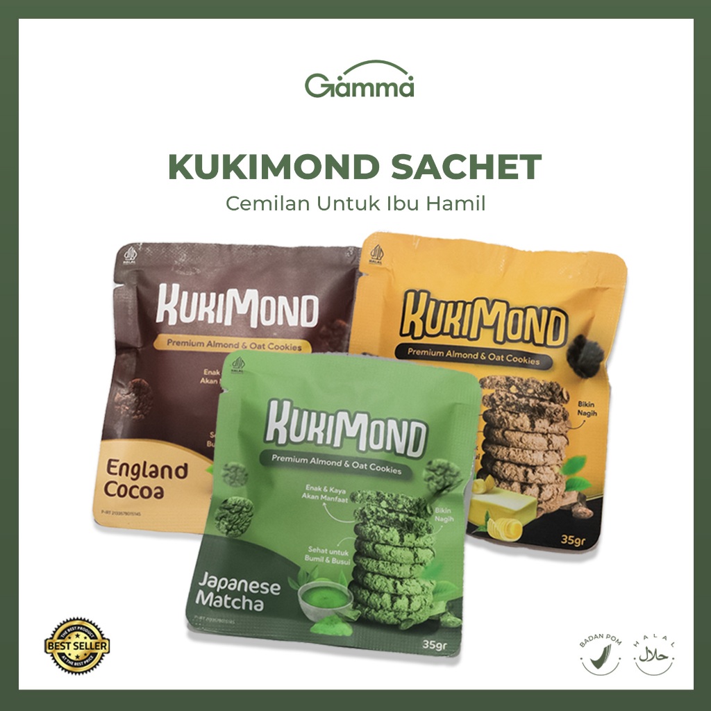

Kukimond 1 sachet kecil 35gram - cemilan pelancar asi