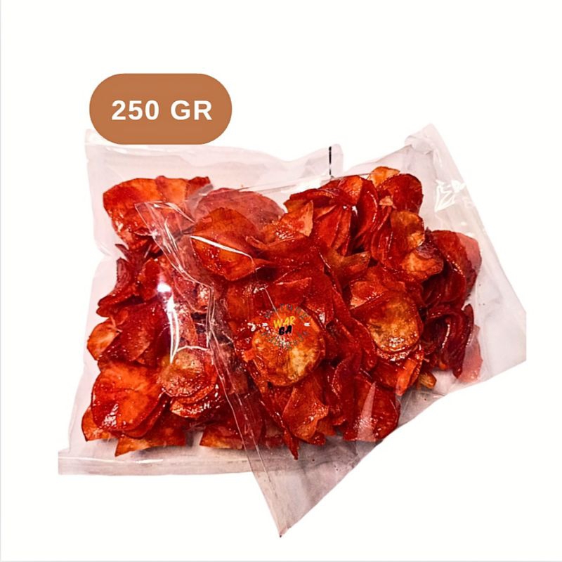 

Keripik Sanjay Keripik Singkong Balado Bumbu Basah netto 250gr